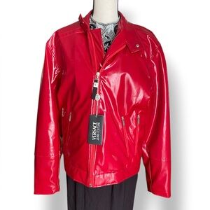 Versace Jeans Couture faux Leather Moto Jacket